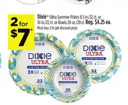 Dollar General Dixie Ultra Summer Plates offer