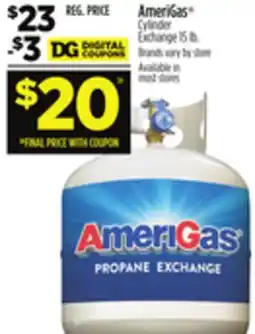 Dollar General AmeriGas Cylinder Exchange offer