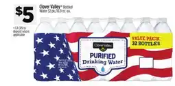 Dollar General Clover Valley Bottled Water offer