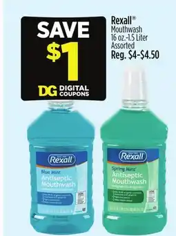 Dollar General Rexall Mouthwash offer
