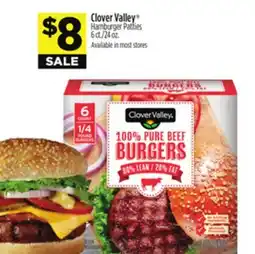 Dollar General Clover Valley Hamburger Patties offer