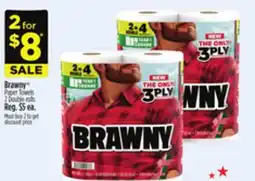 Dollar General Brawny Paper Towels offer