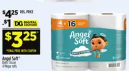 Dollar General Angel Soft Bath Tissue offer