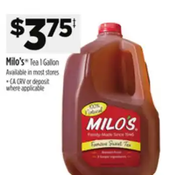 Dollar General Milo's Tea offer