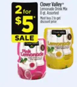 Dollar General Clover Valley Lemonade Drink Mix offer