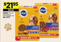 Dollar General Pedigree Dog Food Adult Chicken or Steak & Vegetable offer