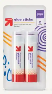 Target up&up 2-ct. purple glue sticks offer