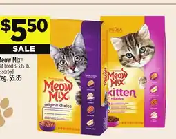 Dollar General Meow Mix Cat Food offer