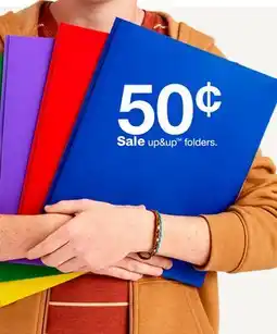 Target up & up folders offer