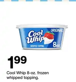 Target Cool Whip 8 - oz. frozen whipped topping offer