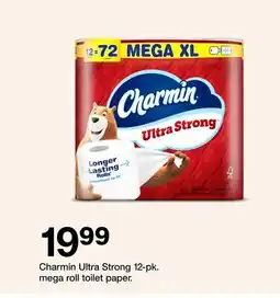 Target Charmin Ultra Strong 12-pk. mega roll toilet paper offer