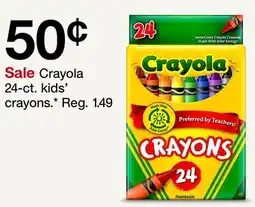 Target Crayola 24-ct. kids' crayons offer