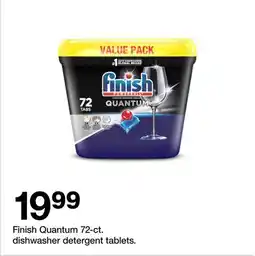 Target Finish Quantum 72-ct. dishwasher detergent tablets offer