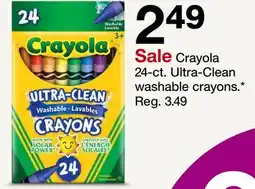 Target Crayola 24-ct. Ultra-Clean washable crayons offer
