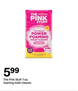 Target The Pink Stuff 7-oz. foaming toilet cleaner offer