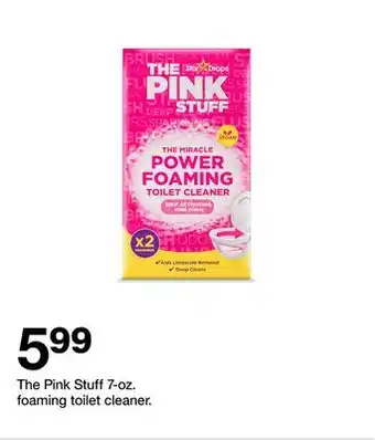 Target The Pink Stuff 7-oz. foaming toilet cleaner offer