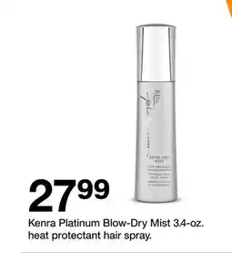 Target Kenra Platinum Blow-Dry Mist 3.4-oz. heat protectant hair spray offer