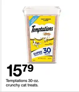 Target Temptations 30-oz. crunchy cat treats offer