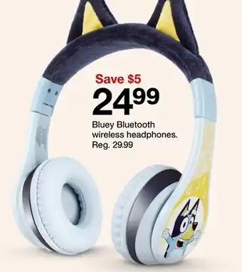 Target Bluey Bluetooth wireless headphones offer