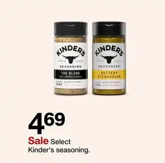 Target Select Kinder's seasoning offer