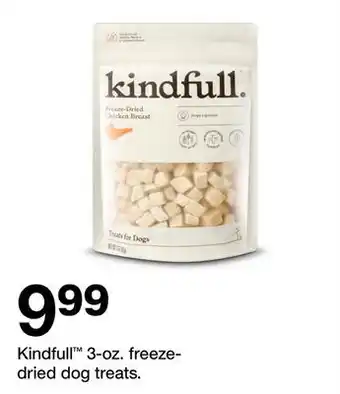 Target Kindfull 3-oz. freeze-dried dog treats offer