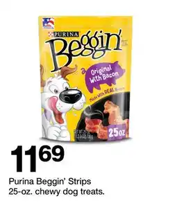 Target Purina Beggin' Strips 25-oz. chewy dog treats offer