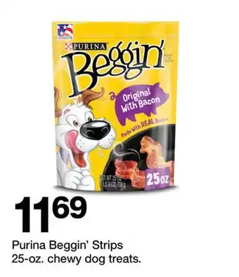 Target Purina Beggin' Strips 25-oz. chewy dog treats offer