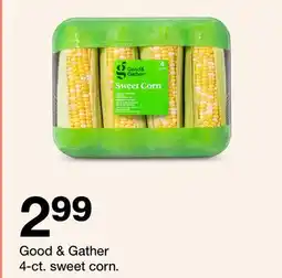 Target Good & Gather corn 4-ct. sweet offer