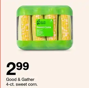 Target Good & Gather corn 4-ct. sweet offer