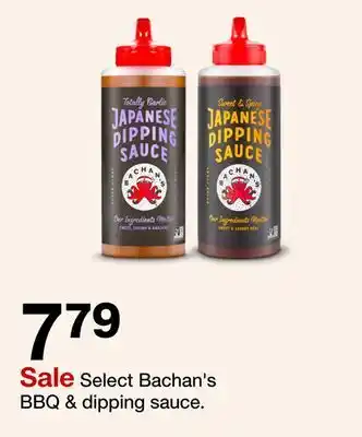 Target Select Bachan's BBQ & dipping sauce offer
