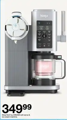 Target Ninja Swirl by CREAMi soft serve & ice cream machine offer