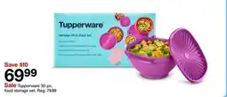 Target Tupperware 30-pc. food storage set offer