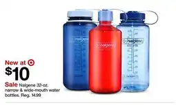 Target Nalgene 32-oz. narrow & wide-mouth water bottles offer
