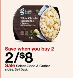 Target Select Good & Gather sides offer
