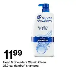 Target Head & Shoulders Classic Clean 28.2-oz. dandruff shampoo offer