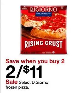 Target Select DiGiorno frozen pizza offer