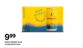Target Select Athletic 6-pk. nonalcoholic beer offer
