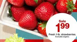 Target Fresh 1-lb. strawberries offer