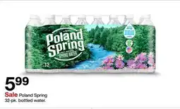Target Poland Spring 32-pk. bottled water offer