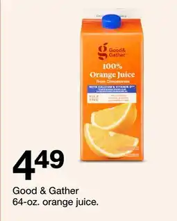 Target Good & Gather 64 - oz. orange juice offer