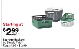 Michaels Storage Baskets by Simply Tidy offer