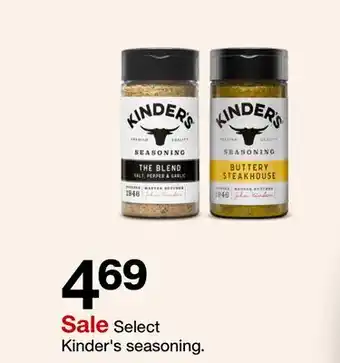 Target Kinder's seasoning offer