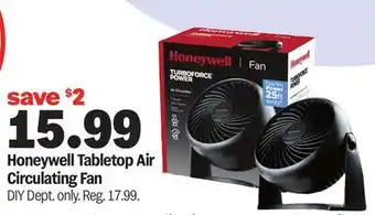Meijer Honeywell Tabletop Air Circulating Fan DIY offer