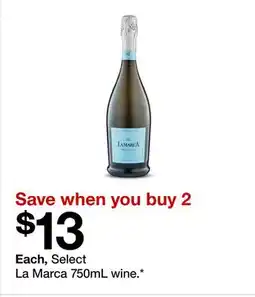Target Select La Marca 750mL wine offer