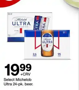 Target Select Michelob Ultra 24-pk.beer offer
