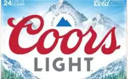 Target Coors 24-pk. beer offer
