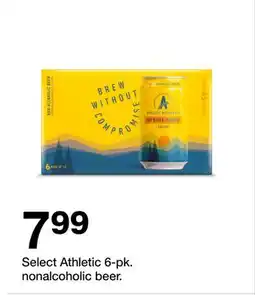 Target Select Athletic 6-pk. nonalcoholic beer offer