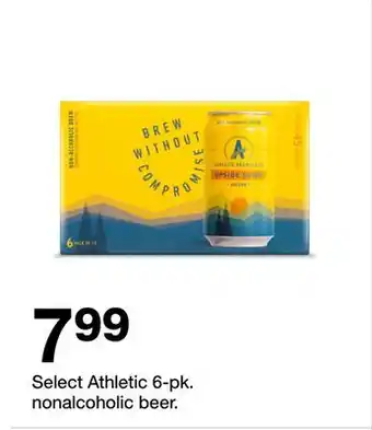 Target Select Athletic 6-pk. nonalcoholic beer offer