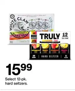 Target Select 12-pk. hard seltzers offer