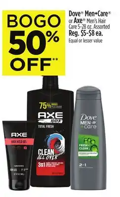 Dollar General Dove Men + Care or Axe Men's offer